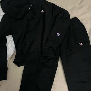 Champion Black Tracksuit